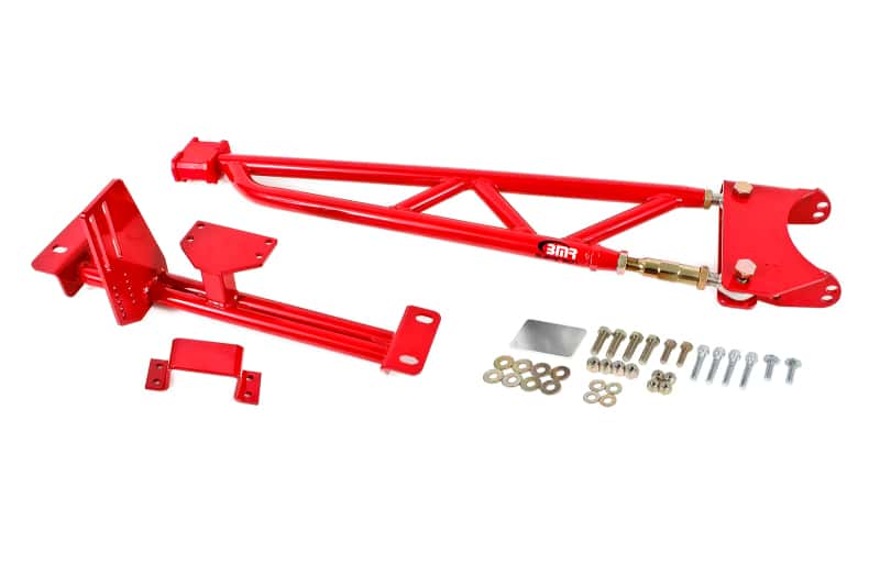 BMR Suspension — BMR 93-02 F-Body w/o DSL Torque Arm Tunnel Mount (For Stock Exhaust) - Red - view 2