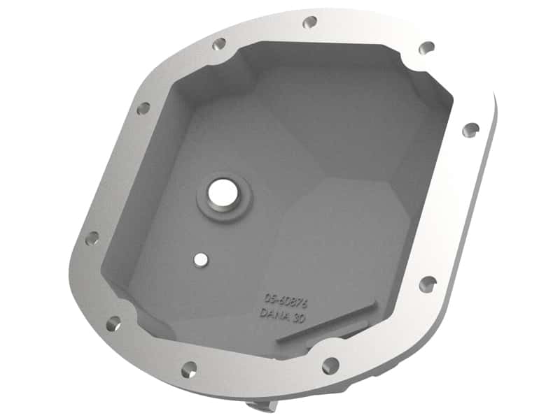 aFe — aFe 97-18 Jeep Wrangler TJ/JK Dana 30 Street Series Differential Cover w/ Machined Fins - Raw
Differential Cover - view 3
