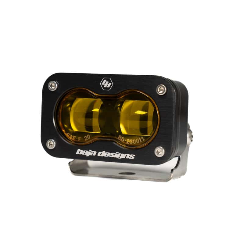 Baja Designs — Baja Designs 21-22 Ford Bronco w/Steel Bumper S2 SAE Pro Fog Pocket Light Kit w/Upfitter - Amber - view 4