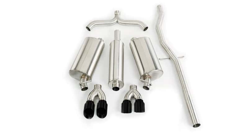 CORSA Performance — Corsa 98-03 Cadillac Seville 4.6L 2.5in Cat-Back Dual Rear w Twin 35in Black Pro-Series Tips
Exhaust - view 1