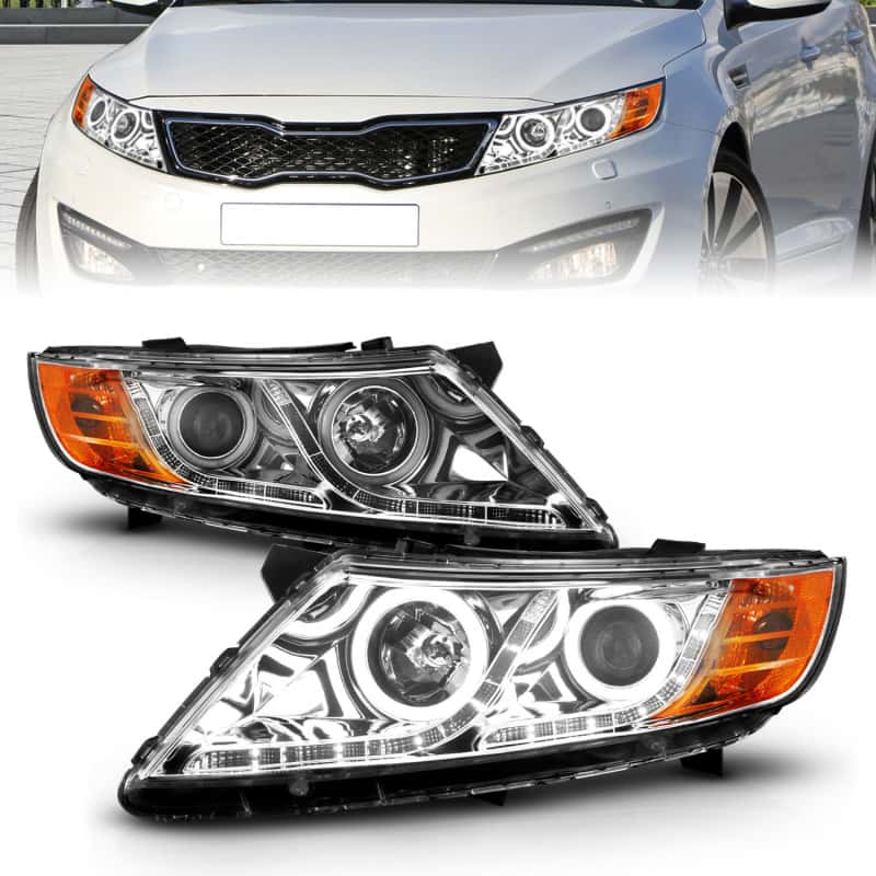 ANZO — ANZO 2011-2013 Kia Optima Projector Headlights w/ Halo Chrome (CCFL)
Head Light Set
HdLtSet - view 8