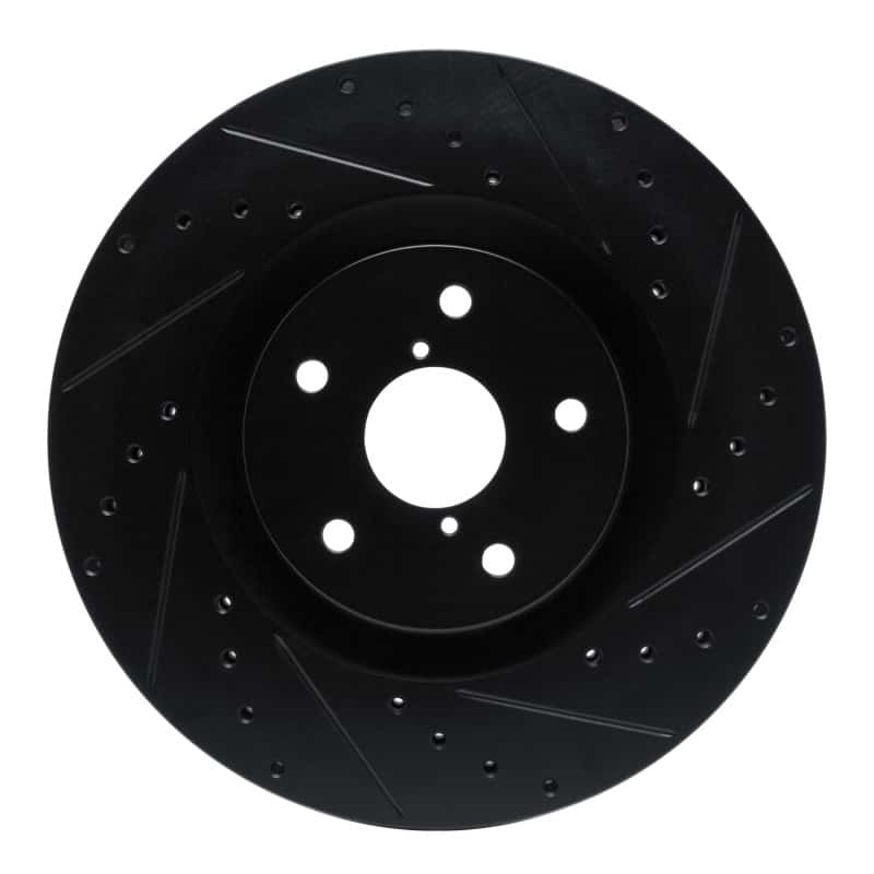 R1 Concepts — R1 -23 Subaru Ascent Front Right Drilled & Slotted Black Brake Rotor
R1 Brake Rotor Drill - view 1