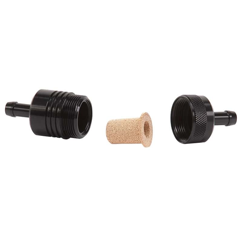 Russell — Russell Performance Black Street Fuel Filter (3in Length 1-1/8in diameter 5/16in inlet/outlet) - view 5