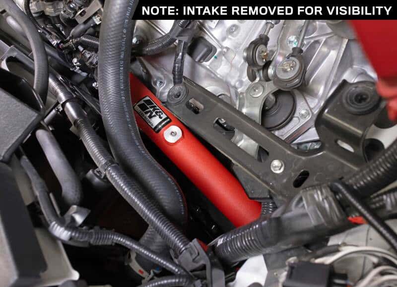K&N Engineering — K&N 23-24 Toyota GR Corolla L3 1.6L Charge Pipe Kit - Wrinkle Red - view 5