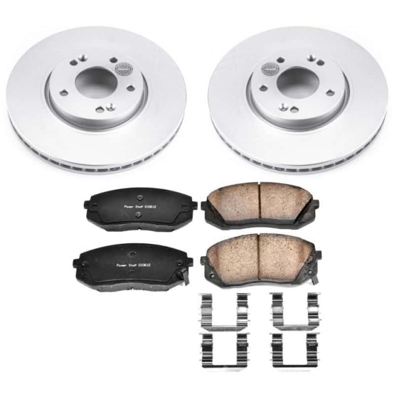 PowerStop — Power Stop 12-16 Kia Sportage Front Z17 Evolution Geomet Coated Brake Kit - view 1