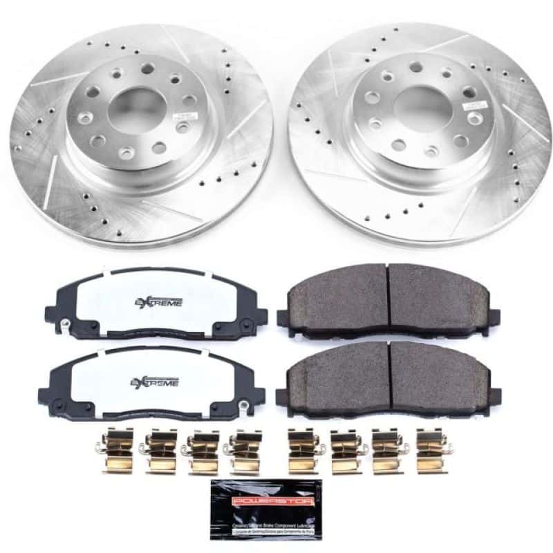 PowerStop — Power Stop 18-19 Jeep Wrangler Front Z36 Truck & Tow Brake Kit - view 1
