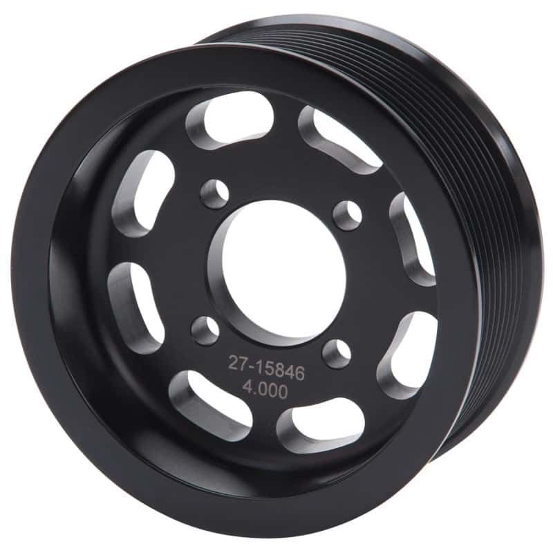 Edelbrock — Edelbrock Pulley Supercharger Enforcer 10 Rib 4In Black
SUPERCHARGER COMPONE - view 1