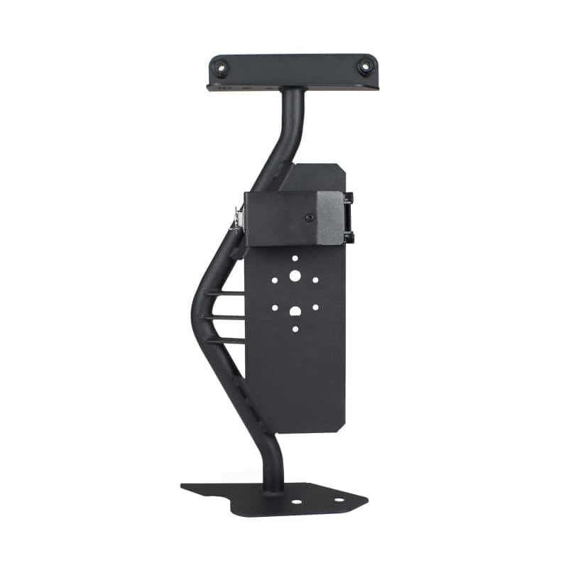 Go Rhino — Go Rhino 18-24 Jeep Wrangler JL/JLU/JT Front Fender Jack Mount for Hi-Lift Jack - Tex. Blk
Jack Mount-Exterior - view 2