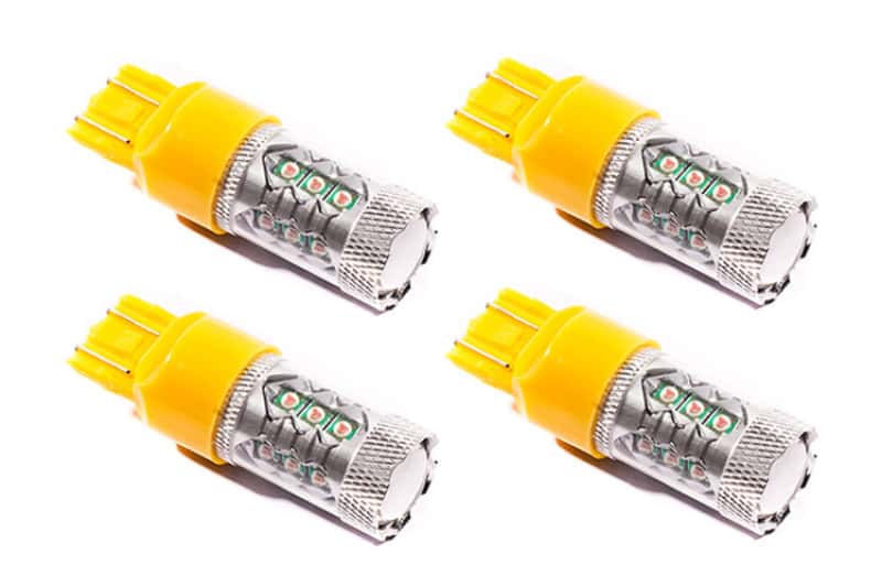Diode Dynamics — Diode Dynamics 7443 LED Bulb XP80 LED - Amber Set of 4 - view 1