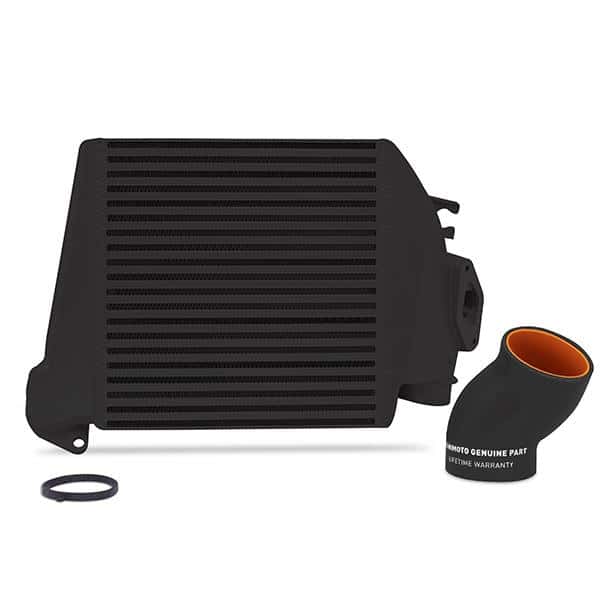 Mishimoto — Mishimoto 08-14 Subaru WRX Top-Mount Intercooler Kit - Powder Coated Black & Black Hoses - view 3