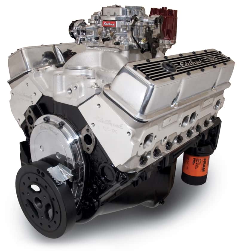 Edelbrock — Edelbrock Crate Engine Edelbrock 9 0 1 Performer E-Tec No Water Pump As Cast
CRATE ENGINE - view 5