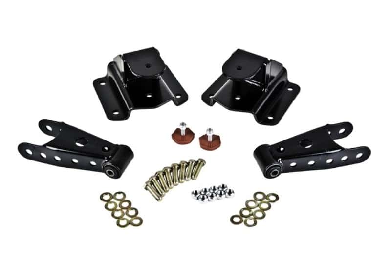 Belltech — Belltech SHACKLE AND HANGER KIT 94-99 RAM 1500 StdCab 4inch
SHACKLE & HANGER KIT - view 2