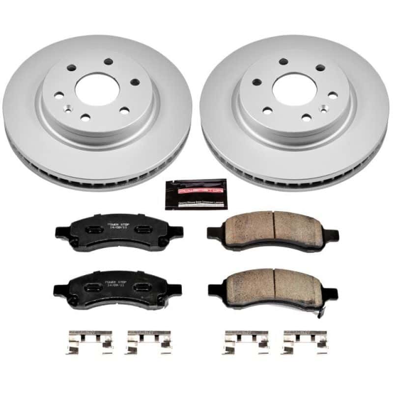 PowerStop — Power Stop 08-17 Buick Enclave Front Z17 Evolution Geomet Coated Brake Kit - view 1