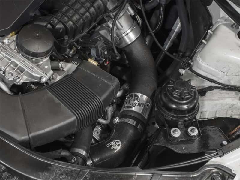 aFe — aFe BladeRunner 3in Black Intercooler Tube Cold Side w/ Couplings & Clamps 11-13 BMW 335i 3.0L (t)
Cold Charge Pipe - view 7