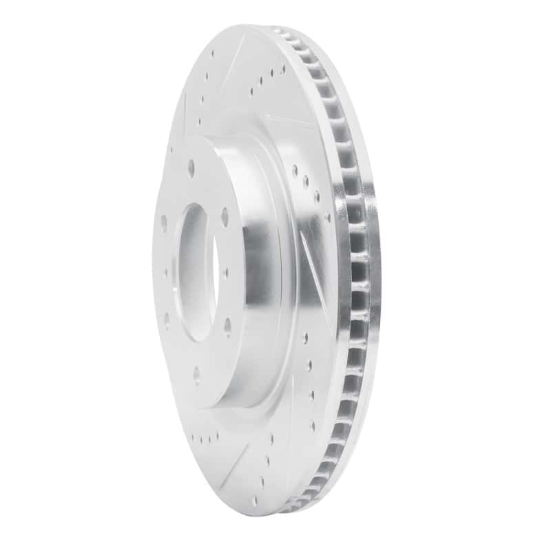 R1 Concepts — R1 08-17 Mitsubishi Montero Limited (Mexico) Front Left Drilled & Slotted Silver Brake Rotor
R1 Brake Rotor Drill - view 2