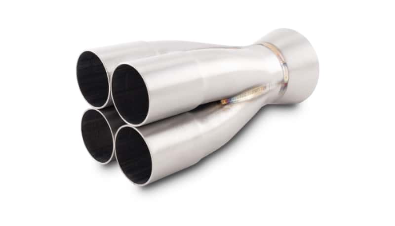 Vibrant — Vibrant 4-1 Merge Collector 1.625in Inlet I.D. Merge O.D. - 2.25in Outlet O.D. - 3.00in
4IN1-1.625"IDX3"OD
Exhaust Collector - view 2