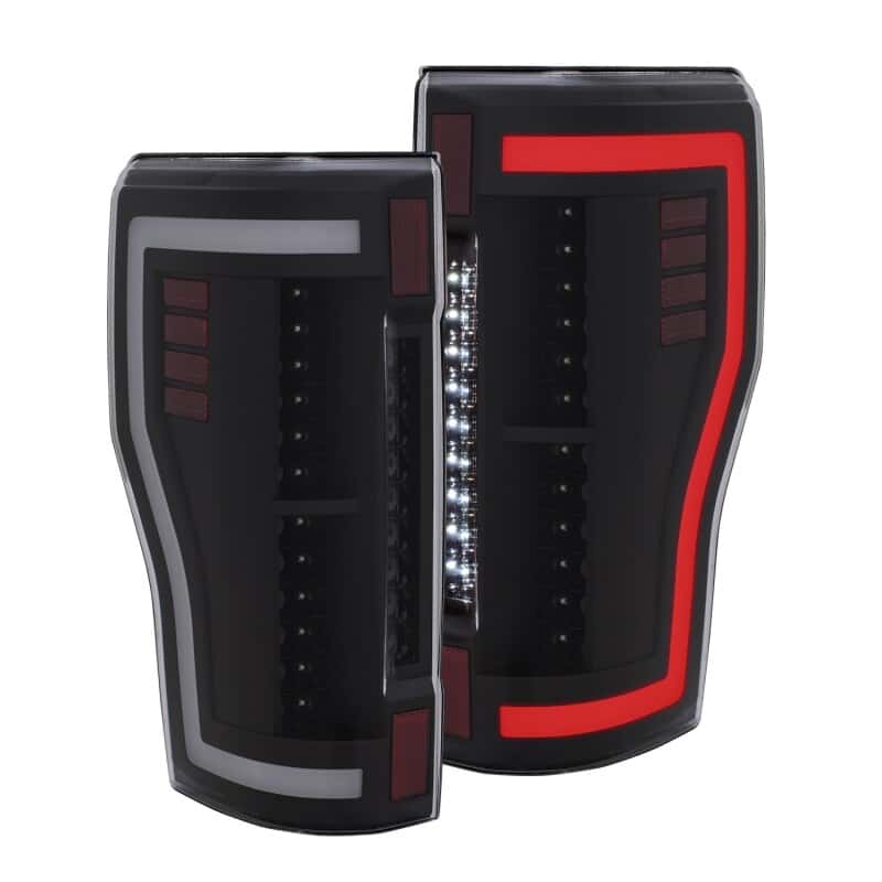 ANZO — FORD F250/ F350/ F450 17 UP L.E.D T.L BLACK HOUSE CLEAR LEN
ANZO 2017+ Ford F-250 LED Taillights - Black/Clear
Tail Light Set
TailLightSet - view 3