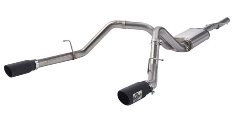 aFe — aFe Apollo GT Series 3 IN 409 SS Cat-Back Exhaust System w/ Black Tip GM Sierra 1500 09-18
Cat-Back Exhaust - view 2