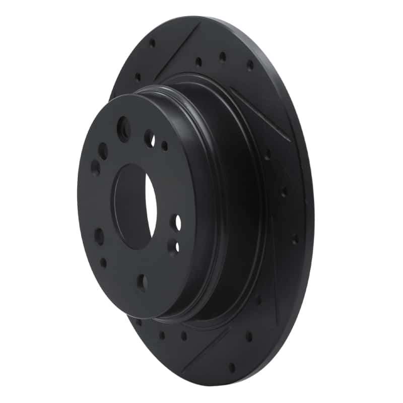 R1 Concepts — R1 01-03 Acura CL Rear Left Drilled & Slotted Black Brake Rotor
R1 Brake Rotor Drill - view 2