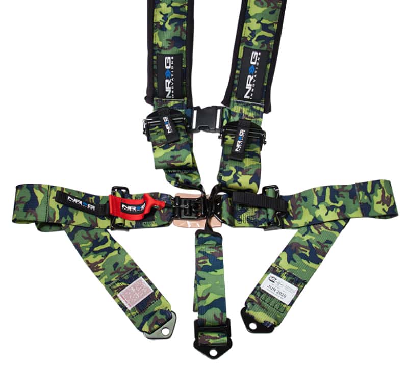 NRG — NRG SFI 16.1 5pt 3in. Seat Belt Harness/ Latch Link - Camo - view 1