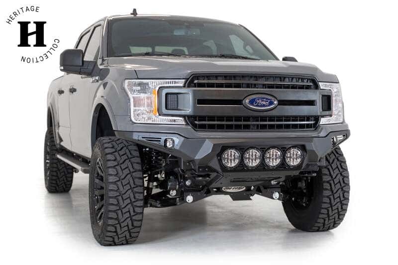 Addictive Desert Designs — Addictive Desert Designs 18-20 Ford F-150 Bomber Front Bumper w/ 4 Rigid 360 6IN Mounts
Bumper- Front
Bumpers - view 3
