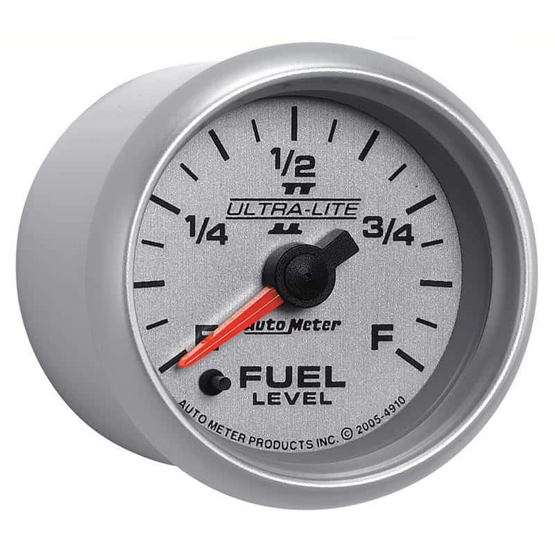 AutoMeter — Autometer Ultra-Lite II 2-1/16in 0-280 Ohm Programmable Fuel Level Gauge
2-1/16" FUEL LEVEL, - view 5