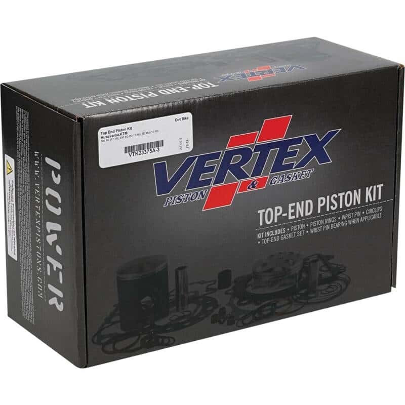 Vertex Pistons — Vertex Piston 17-19 KTM 300 XC 300cc Top End Piston Kit - view 5