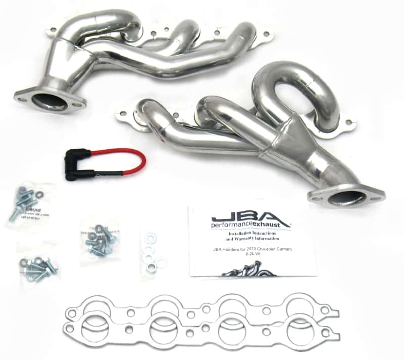 JBA — JBA 10-15 Camaro 6.2L LS 1-3/4in Primary Silver Ctd Cat4Ward Header
Exhaust Header - view 1