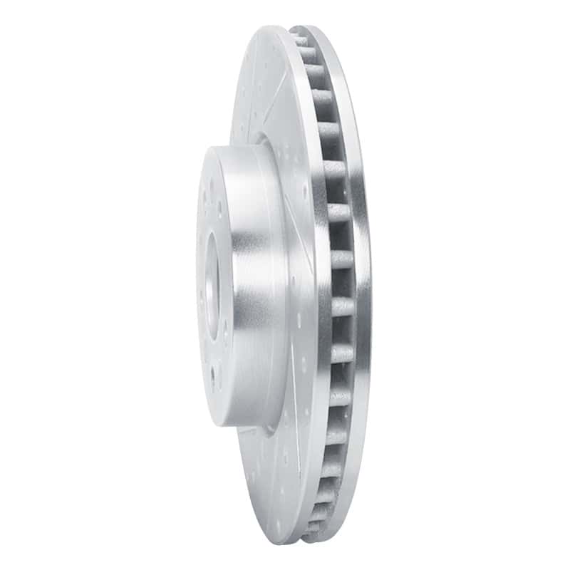 R1 Concepts — R1 14-20 Cadillac CT6 Front Left Drilled & Slotted Silver Brake Rotor
R1 Brake Rotor Drill - view 2
