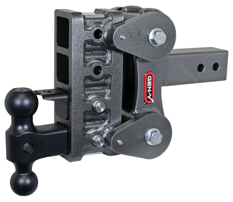 GEN-Y Hitch — Gen-Y The Boss Torsion-Flex 2.5in Shank 5in Drop 10K Hitch w/GH-031 Dual-Ball/GH-032 Pintle Lock
Drop Hitch - view 3