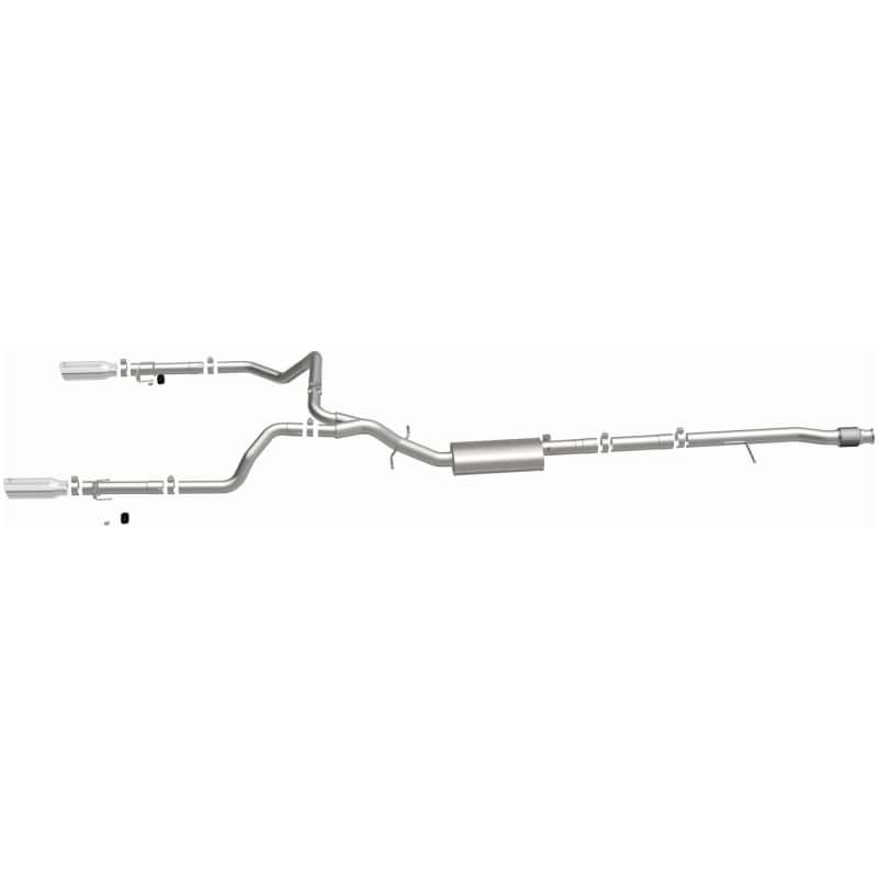 Magnaflow — MagnaFlow 2019 Chevy Silverado 1500 V8 5.3L/V6 4.3 Street Series Dual Exit Exhaust w/ Polished Tips
Cat-Back - view 5