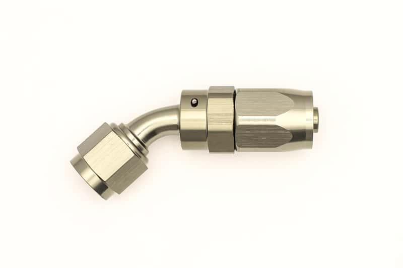 DeatschWerks — DeatschWerks 6AN Female Swivel 45-Degree Hose End CPE - view 4