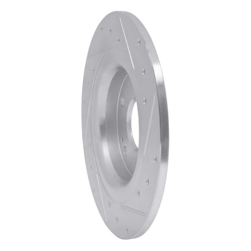 R1 Concepts — R1 17-20 Honda Civic Coupe Rear Left Drilled & Slotted Silver Brake Rotor
R1 Brake Rotor Drill - view 4