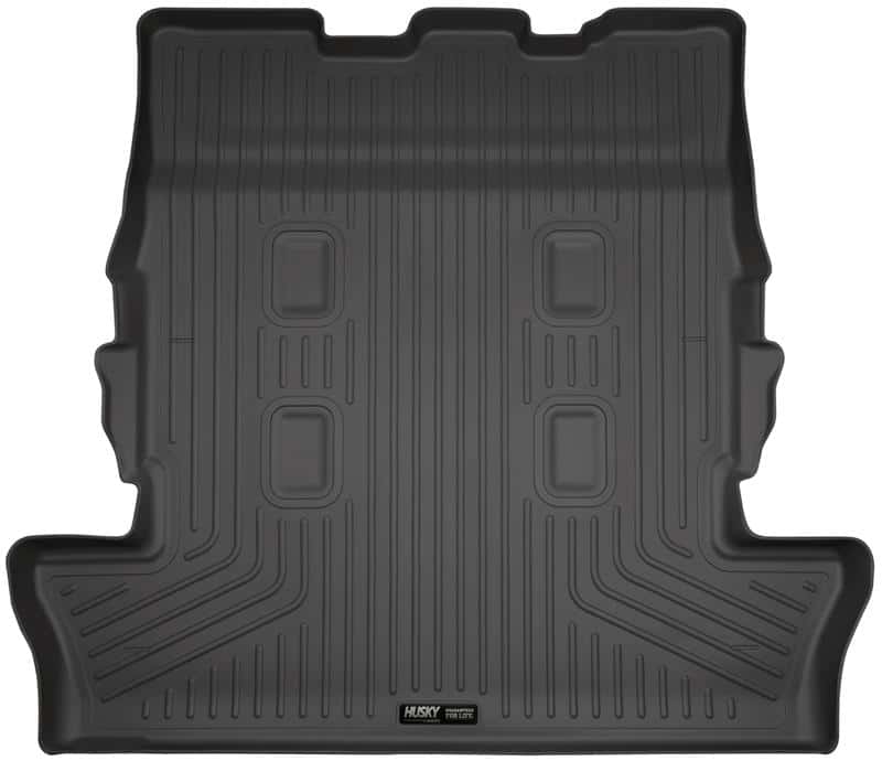 Husky Liners — Husky Liners 13-16 Lexus LX570 / 13-16 Toyota Land Cruiser Weaterbeater Black Cargo/Trunk Liner
Cargo Liner - view 2