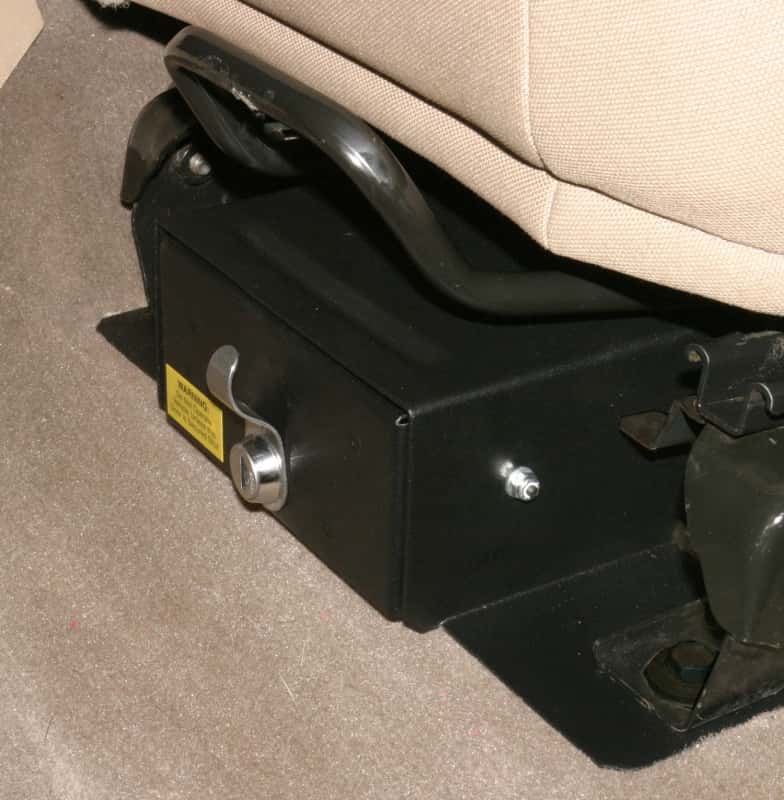 Tuffy Products — Tuffy Jeep Wrangler Underseat Drawer Flip Seat W/ Keyed Lock
Underseat Drawer - view 1