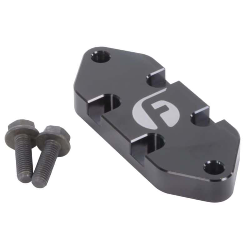Fleece Performance — Fleece Performance 01-17 GM Duramax Billet Coolant Block Off Plate
Water Pump Block-Off - view 2