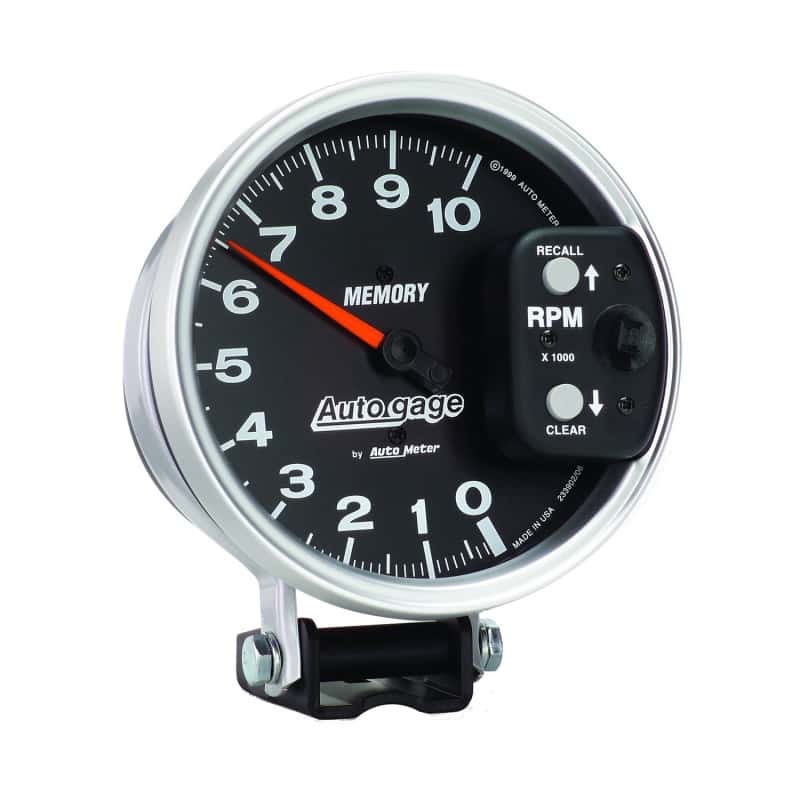 AutoMeter — Autometer 5 inch 10,000 RPM w/ Peak Memory Pedestal Tachometer Auto Gauge - Black
GA 5" 10KRPM MEM AG - view 6