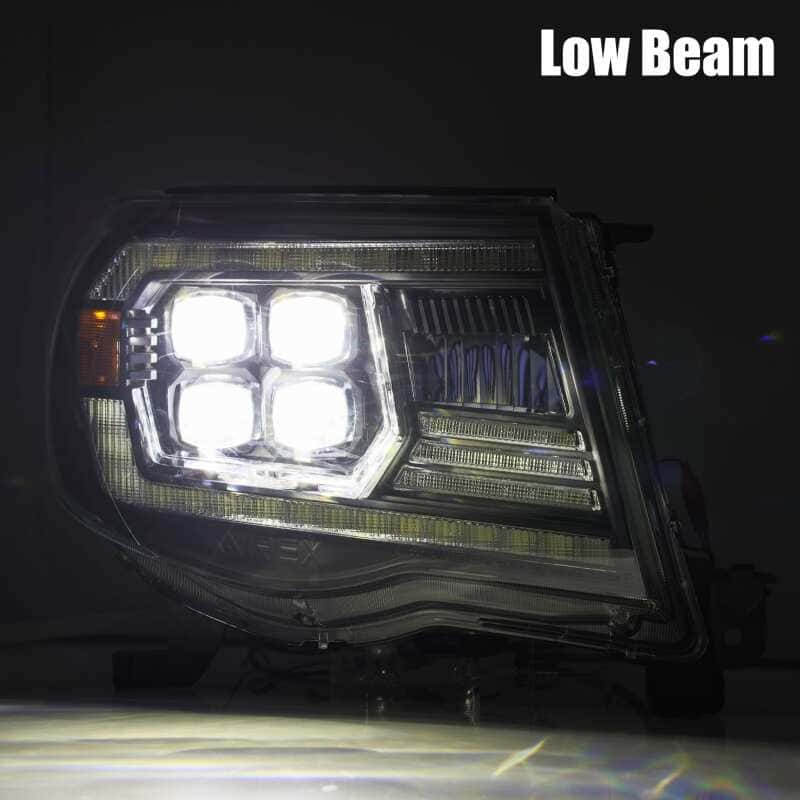 AlphaRex — AlphaRex 05-11 Toyota Tacoma NOVA LED Projector Headlights Plank Style Alpha Black w/Actv Light/DRL
Projector Headlights - view 6