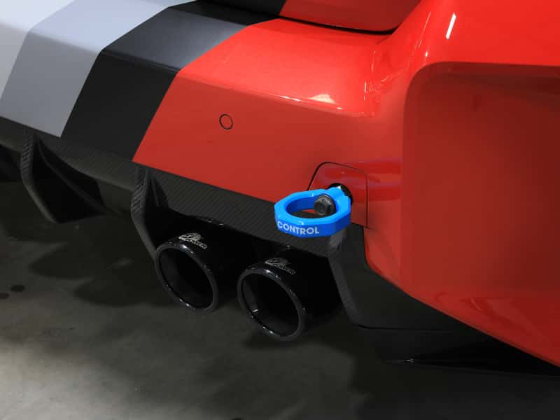 aFe — aFe 23-25 BMW M2 (G87) CONTROL Front / Rear Tow Hook - Blue
Tow Hook - view 6