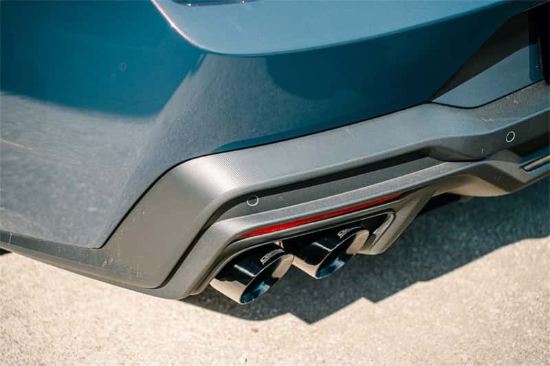 CORSA Performance — Corsa 24+ Ford Mustang Dark Horse 5.0L 3in Dual Rear Axle-Back w/Twin 4.5in Black PVD Slash Tips
Exhaust - view 3