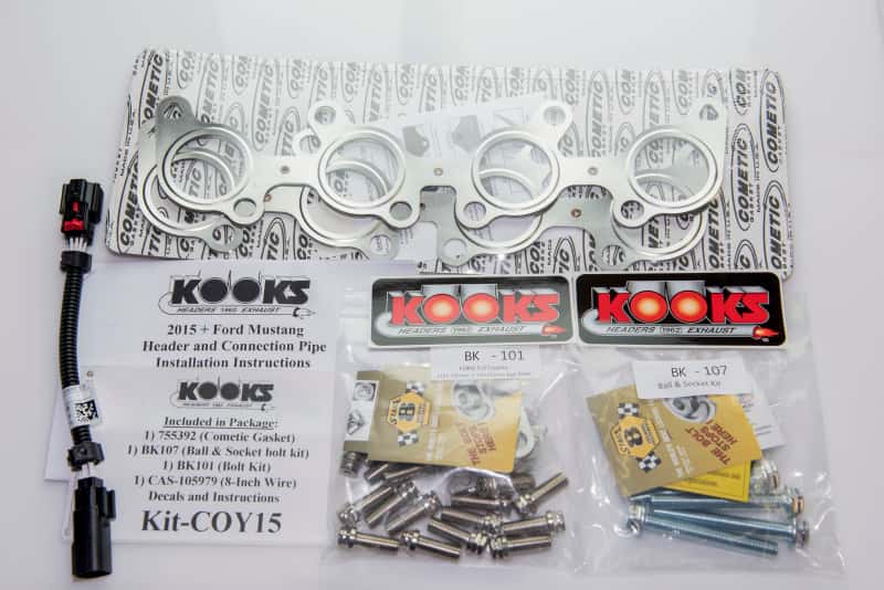 Kooks Headers — Kooks 15+ Mustang 5.0L 4V 2in x 3in SS Headers w/Green Catted OEM Connection Pipe
2in. Hdr w/Conn.
2" Hdr w/Conn. - view 7