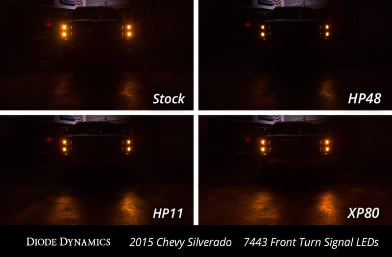 Diode Dynamics — Diode Dynamics 7443 LED Bulb HP48 LED - Amber Set of 4 - view 5