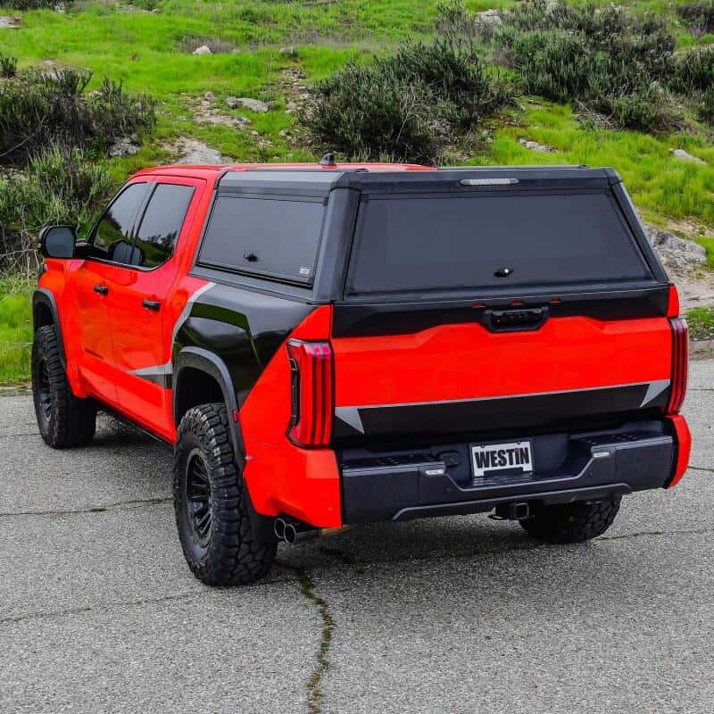 Westin — Westin EXP Truck Cap COMPLETE KIT A + B (22-25 Toyota Tundra CC 5.5ft. Bed) - Black - view 4
