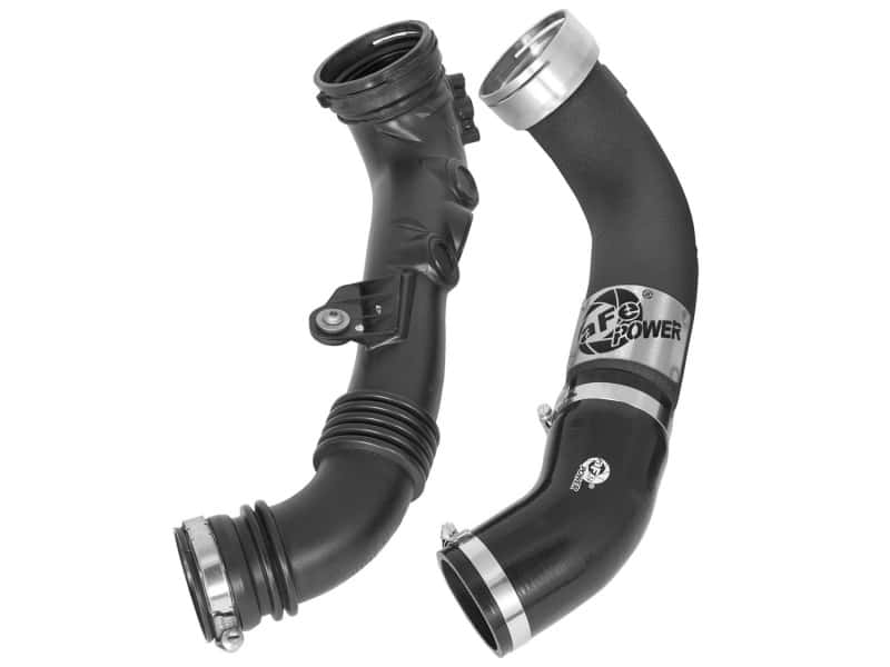 aFe — aFe BladeRunner 3in Black Intercooler Tube Cold Side w/ Couplings & Clamps 11-13 BMW 335i 3.0L (t)
Cold Charge Pipe - view 5