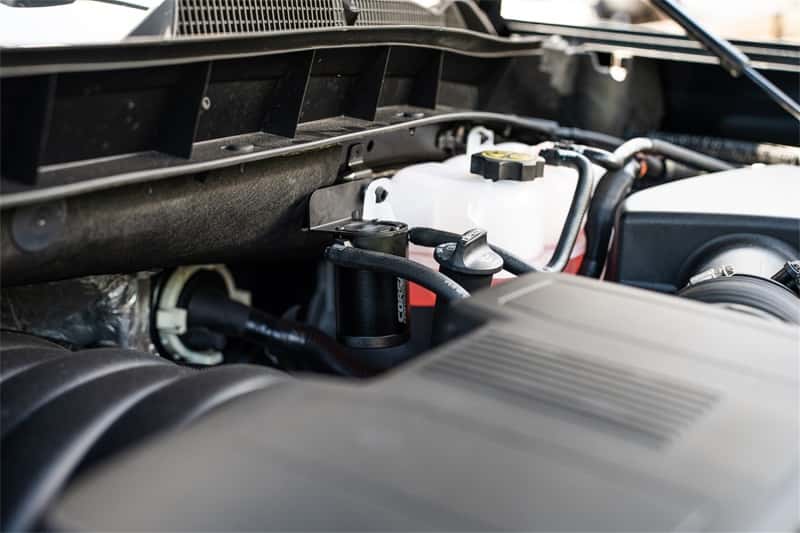 CORSA Performance — Corsa 2019-2025 Silverado/Sierra & 2021-2025 Tahoe/Suburban/Yukon/Denali Aluminum Oil Catch Can
Accessory - view 6