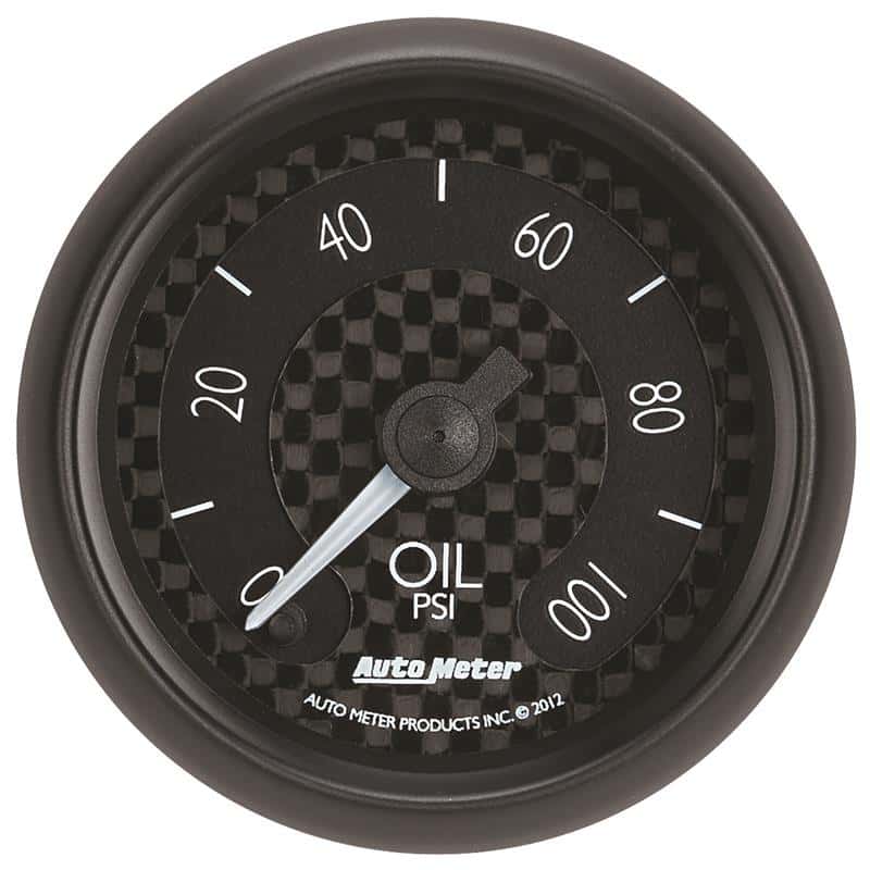 AutoMeter — Autometer GT Series 52mm Full Sweep Electronic 0-100 PSI Oil Pressure Gauge
2-1/16" OIL PRESS, 0 - view 2