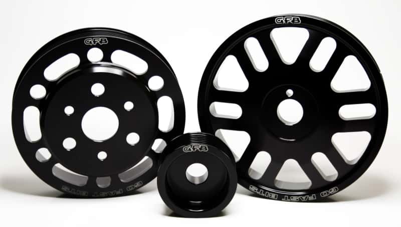 Go Fast Bits — GFB 13 Subaru BRZ / 13 Scion FR-S 3 Pc L/W Pulley Kit (Inc Crank/Alternator/Water Pump Pulleys)
Pulley Kit - view 5