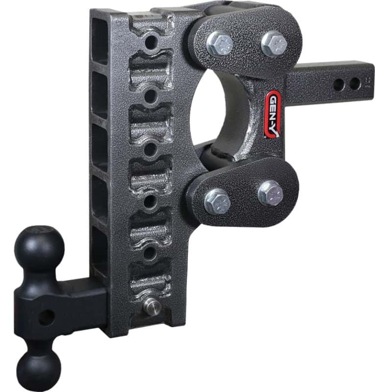 GEN-Y Hitch — Gen-Y The Boss Torsion-Flex 2in Shank 10in Drop 1.1K TW 10K Hitch w/GH-031 Dual-Ball
Drop Hitch - view 2
