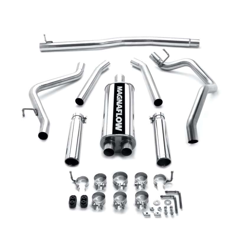 Magnaflow — MagnaFlow Sys CB 05- Dakota Dual EC-CC/SB
Cat-Back - view 1