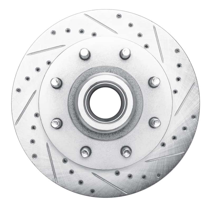 R1 Concepts — R1 1988-1996 Chevrolet C3500 Front Right Drilled & Slotted Silver Brake Rotor
R1 Brake Rotor Drill - view 1